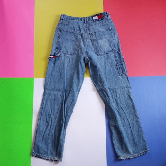 *Sold*Vintage Tommy Hilfiger Carpenter Denim Jeans - Picture 9 of 10